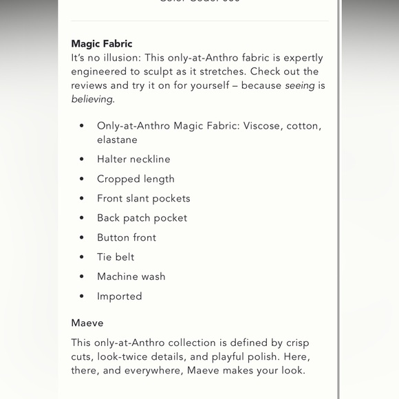 ✨ Anthropologie Crop Halter Jumpsuit Sz 14 - Picture 5 of 6